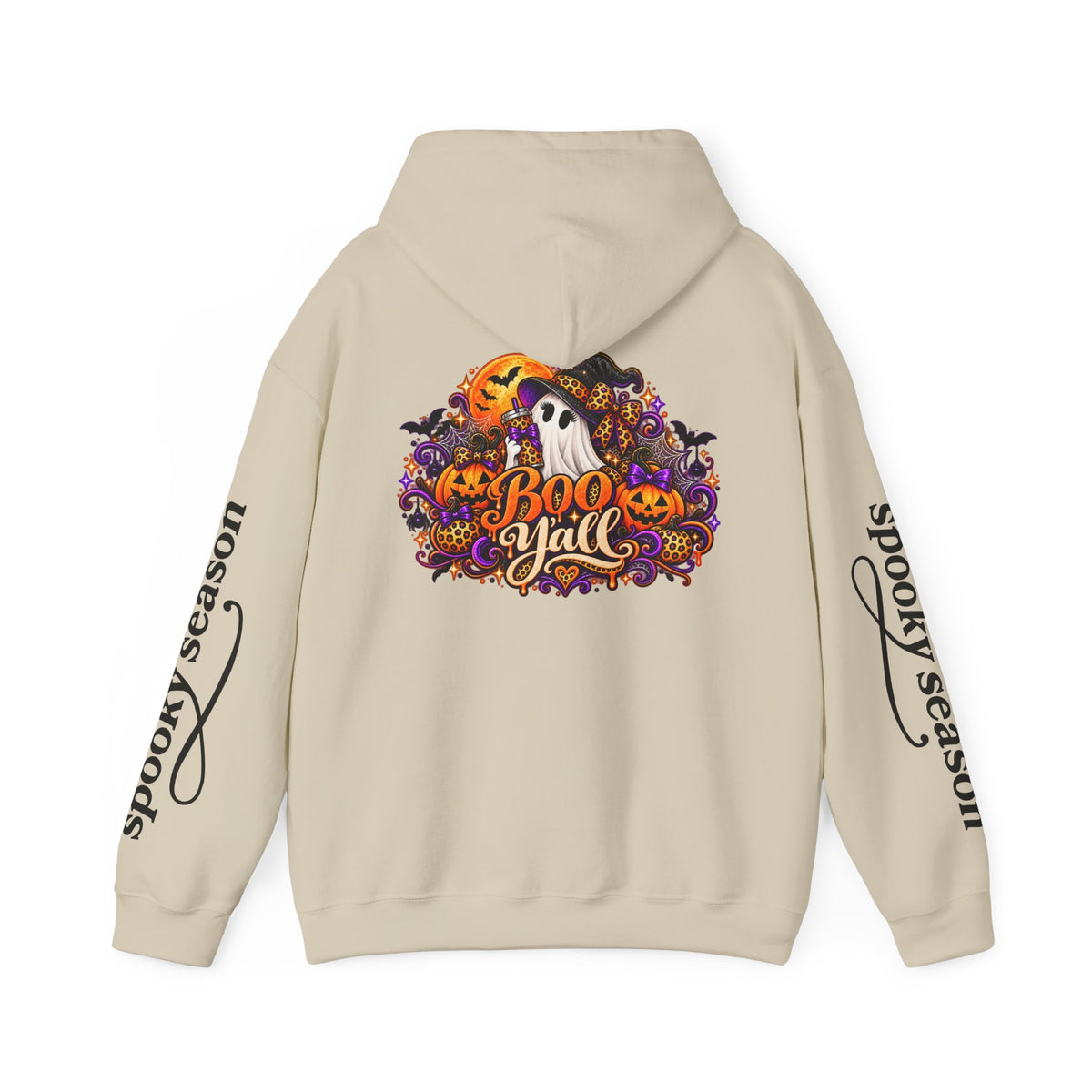 Boo Y'all Spooky Season Halloween Hoodie