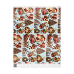 Vintage Christmas Wrapping Paper – Santa & Woodland Holiday Gift Wrap