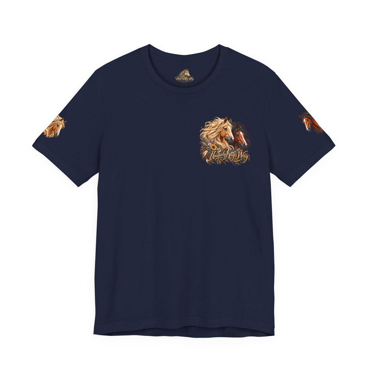 UKW Horse Collection — Vintage Equestrian Graphic T‑Shirt